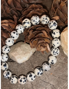 Náramek Jaspis dalmatin